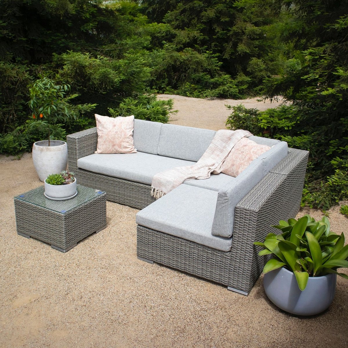 Living de terraza Choique 4 personas derecho - tiendachagual