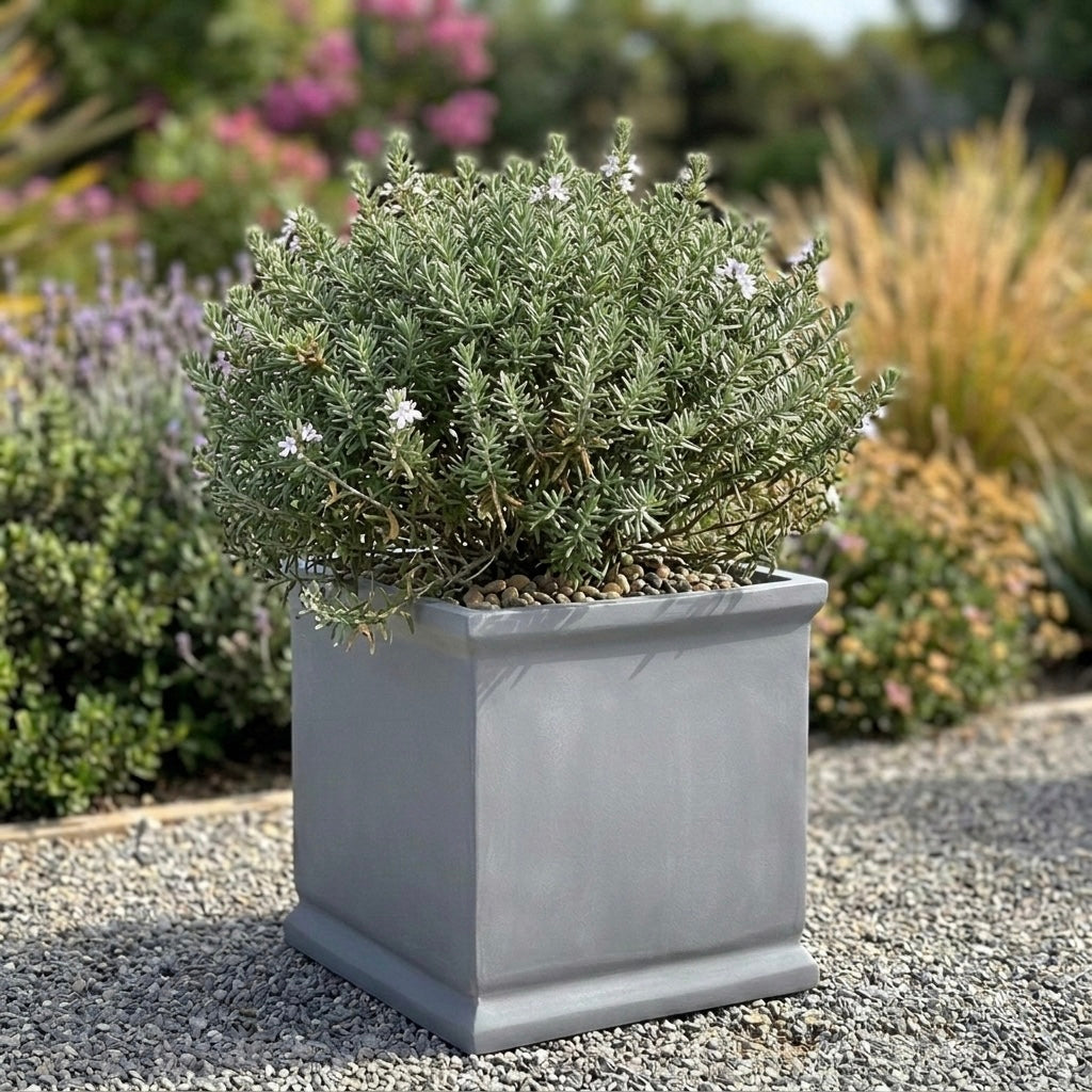 Macetero Queule Gris