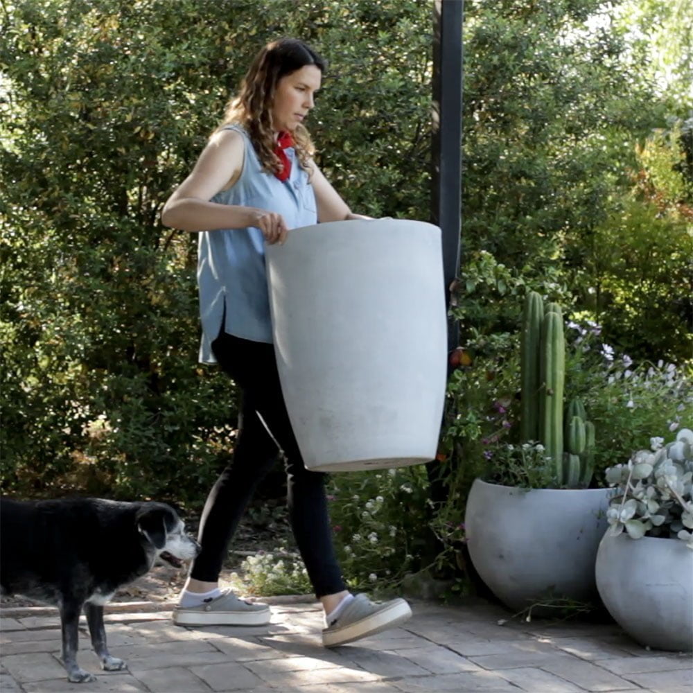 Macetero Belloto gris - tiendachagual