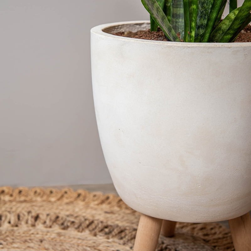 Macetero Michai blanco - tiendachagual