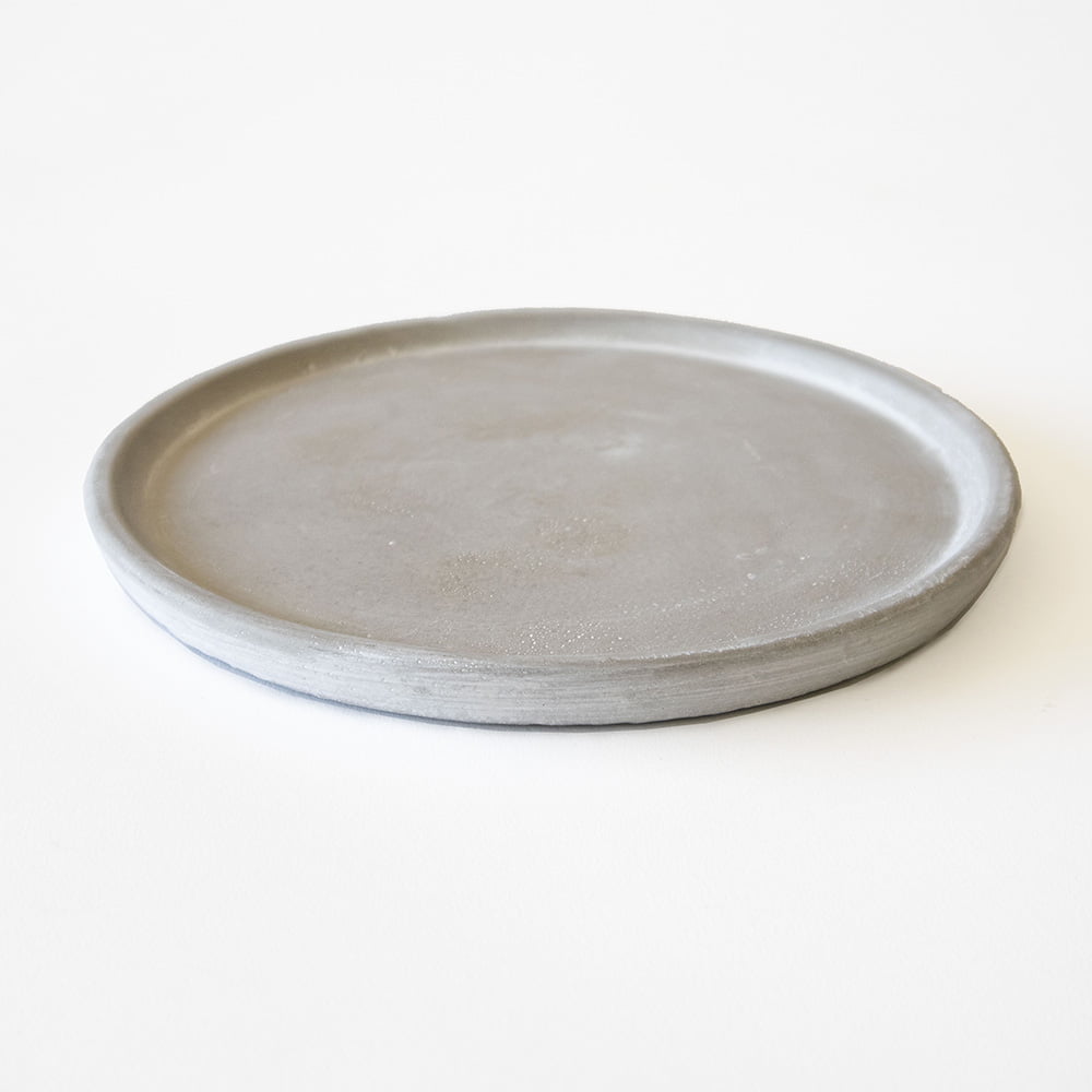 Plato cemento gris claro - tiendachagual