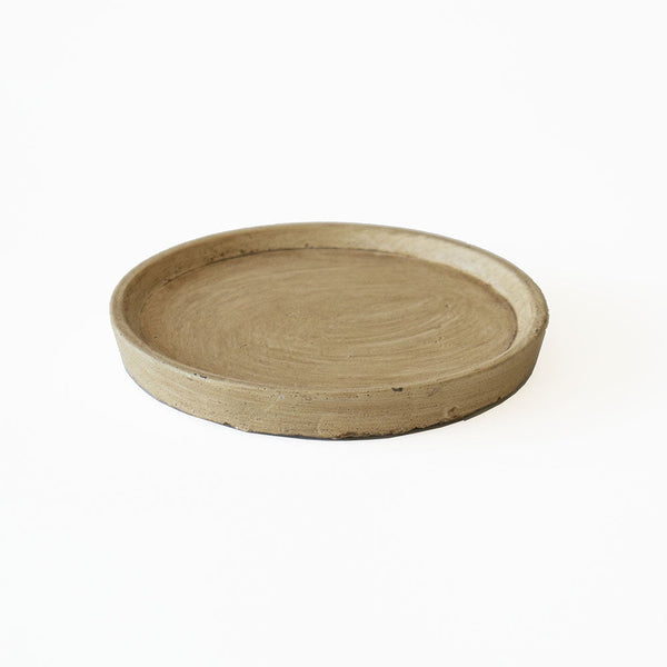 Plato cemento Ocre - tiendachagual