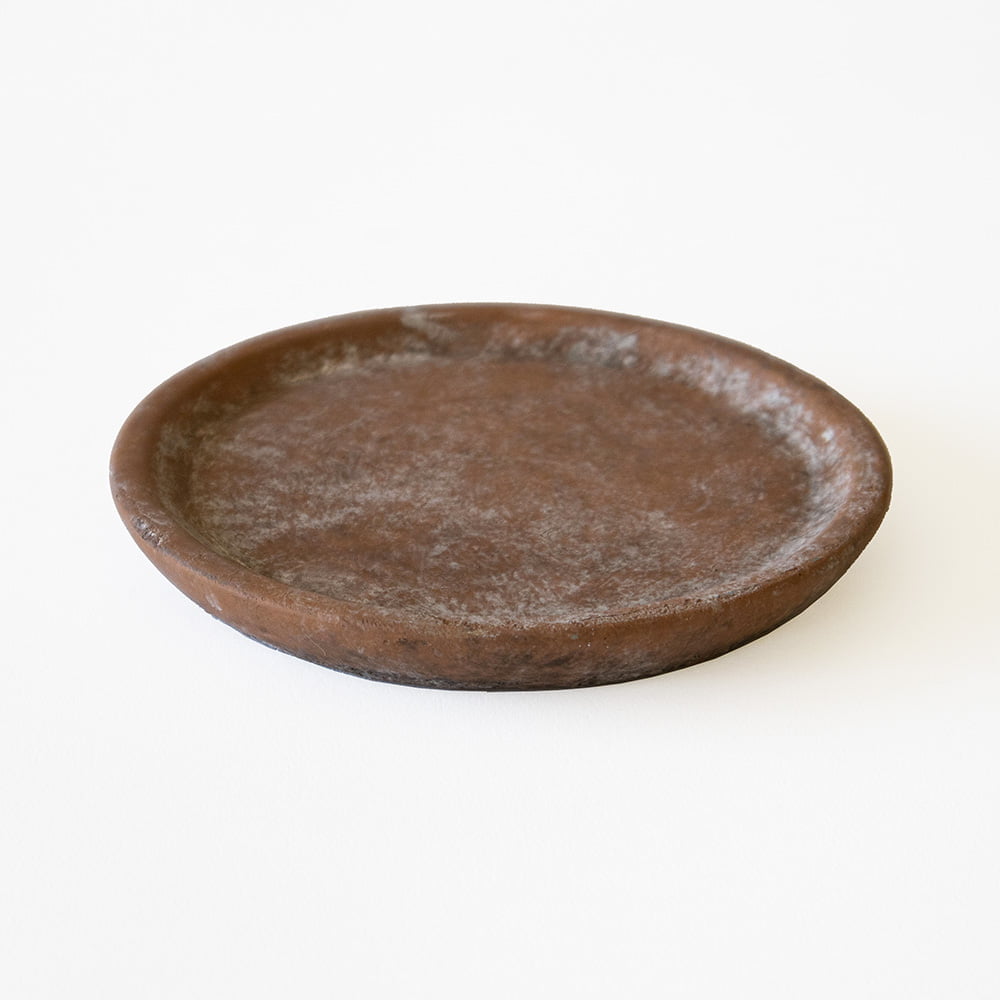 Plato cemento Terracota - tiendachagual